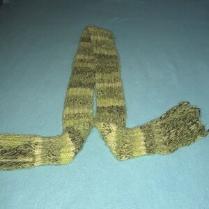 TASSEL crocheted knit scarf handmade with love size OS